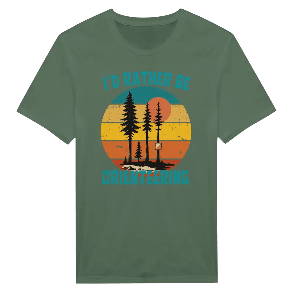 I'd Rather Be Orienteering - T-shirt - Rather Be In Finland
