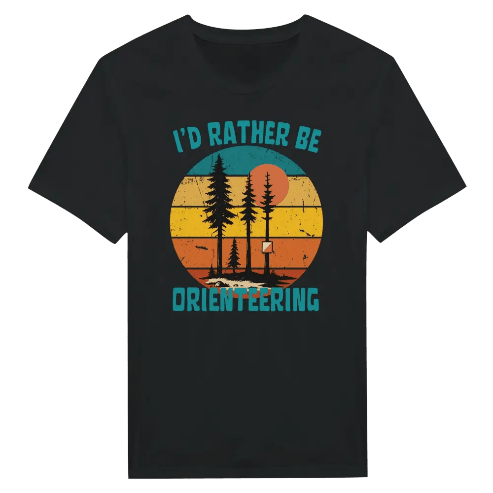 I'd Rather Be Orienteering - T-shirt - Rather Be In Finland