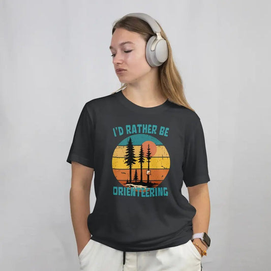 I'd Rather Be Orienteering - T-shirt - Rather Be In Finland