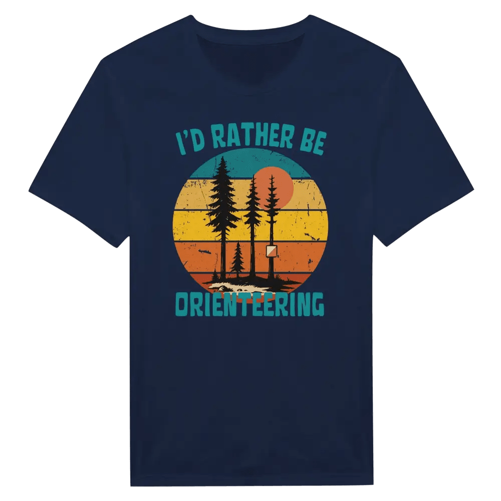 I'd Rather Be Orienteering - T-shirt - Rather Be In Finland