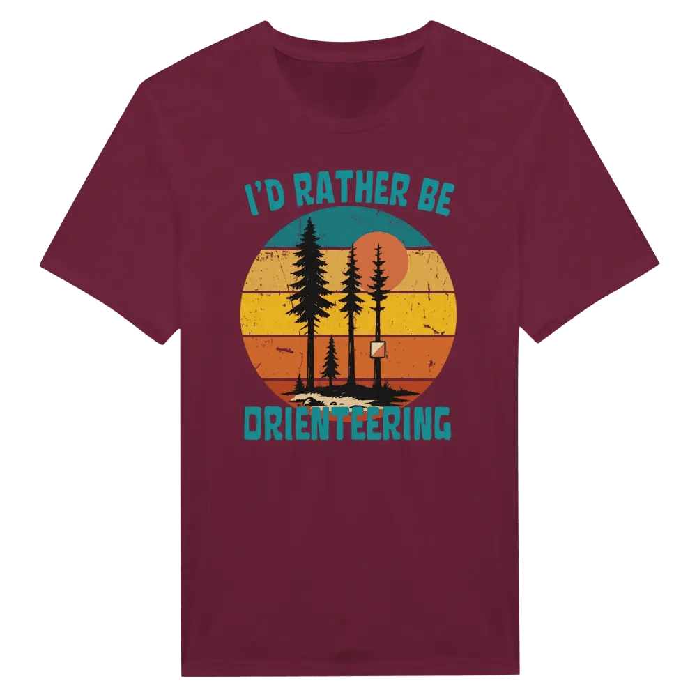 I'd Rather Be Orienteering - T-shirt - Rather Be In Finland
