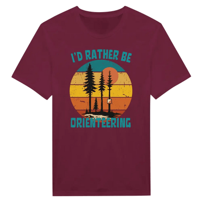 I'd Rather Be Orienteering - T-shirt - Rather Be In Finland