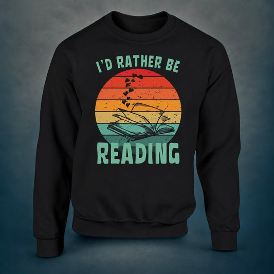 I'd Rather Be Reading - Sweatshirt - Rather Be In Finland