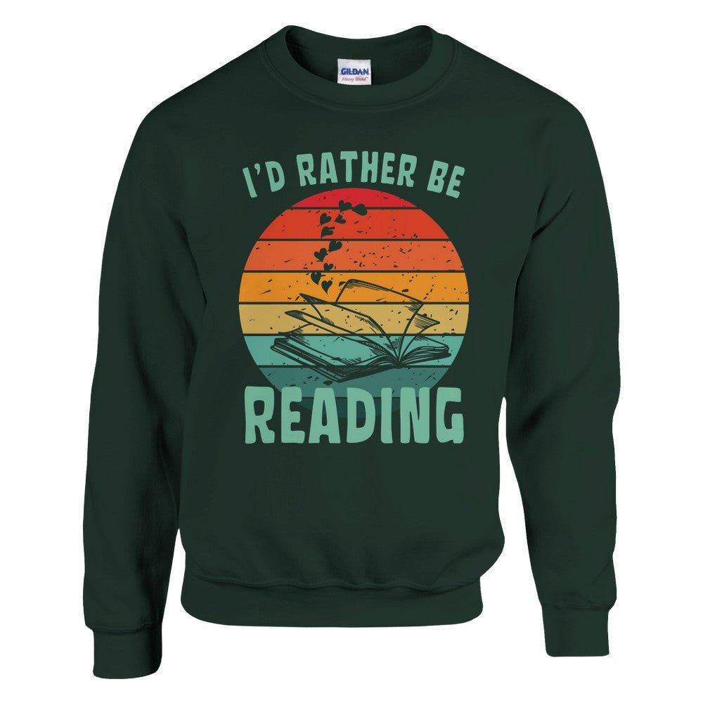 I'd Rather Be Reading - Sweatshirt - Rather Be In Finland