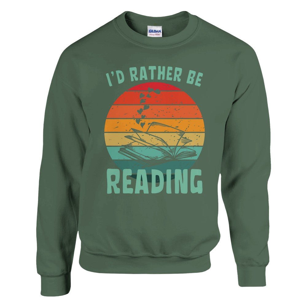 I'd Rather Be Reading - Sweatshirt - Rather Be In Finland