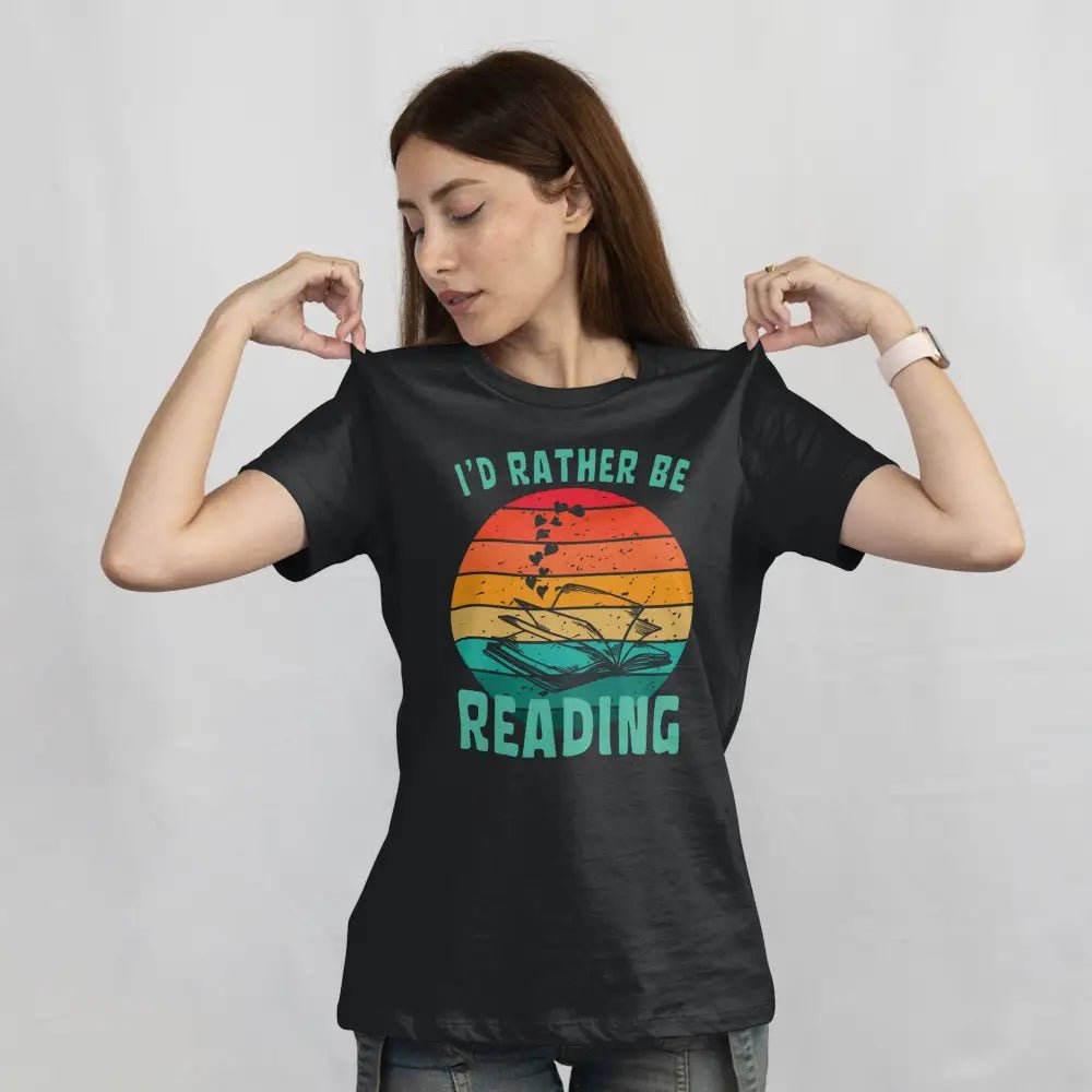 I'd Rather Be Reading - T-Shirt - Rather Be In Finland