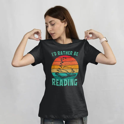 I'd Rather Be Reading - T-Shirt - Rather Be In Finland