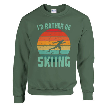 I'd Rather Be Skiing - Sweatshirt - Rather Be In Finland