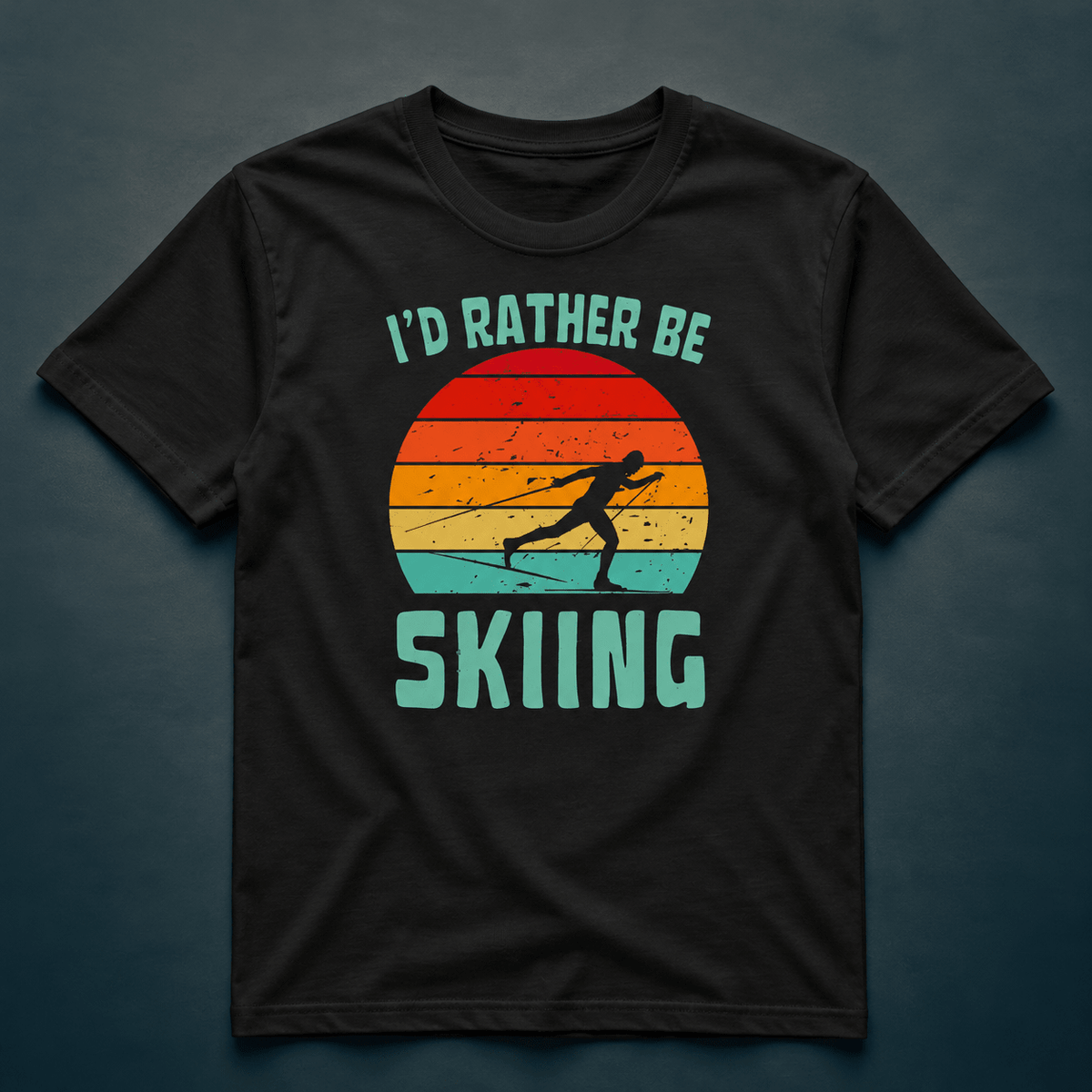 I'd Rather Be Skiing - T-Shirt - Rather Be In Finland