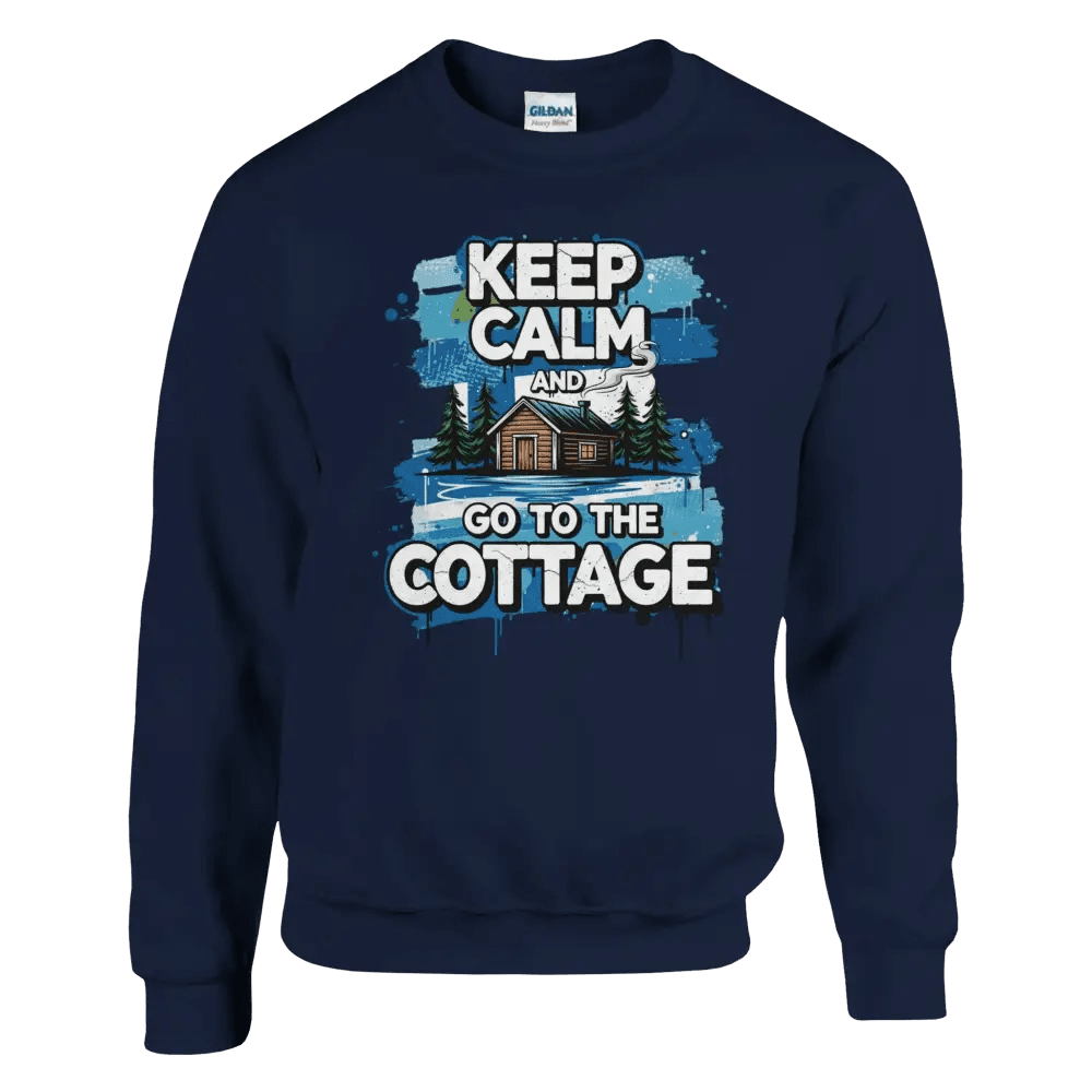 Keep Calm And Go To The Cottage - Sweatshirt - Rather Be In Finland