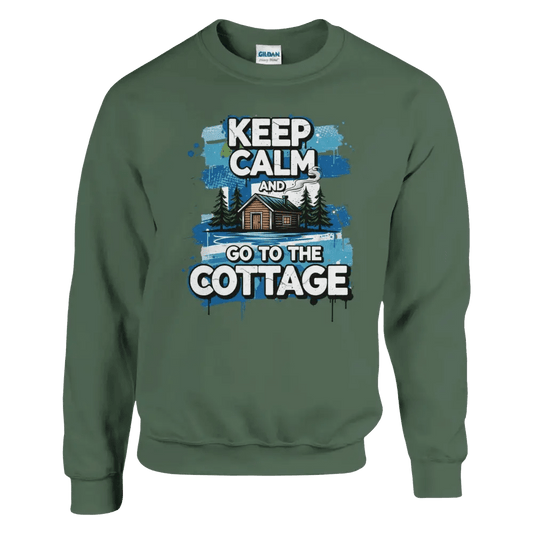 Keep Calm And Go To The Cottage - Sweatshirt - Rather Be In Finland