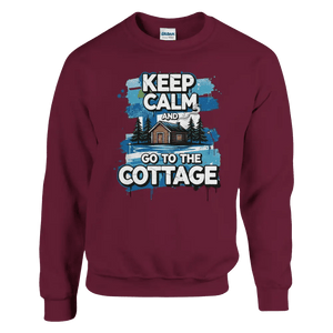 Keep Calm And Go To The Cottage - Sweatshirt - Rather Be In Finland