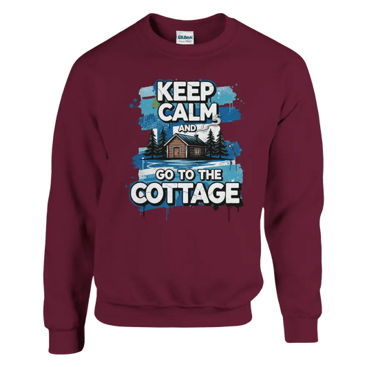 Keep Calm And Go To The Cottage - Sweatshirt - Rather Be In Finland