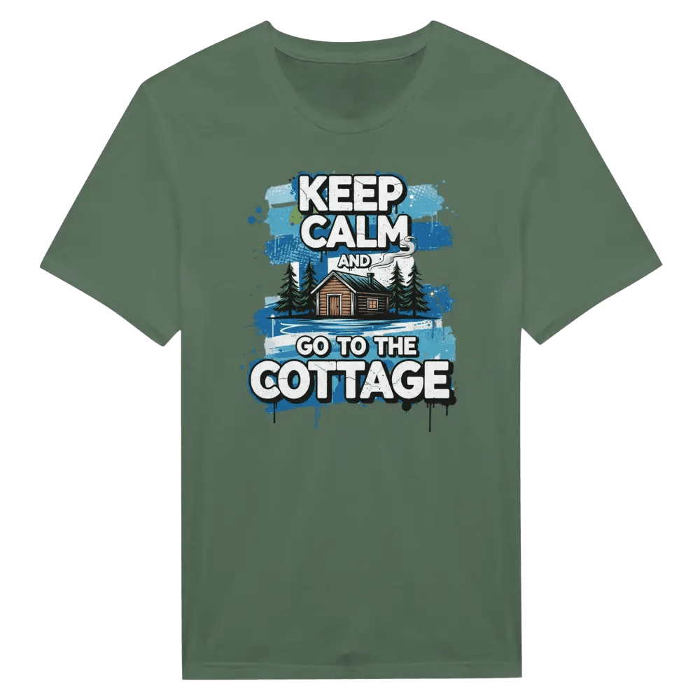 Keep Calm And Go To The Cottage - T-shirt - Rather Be In Finland