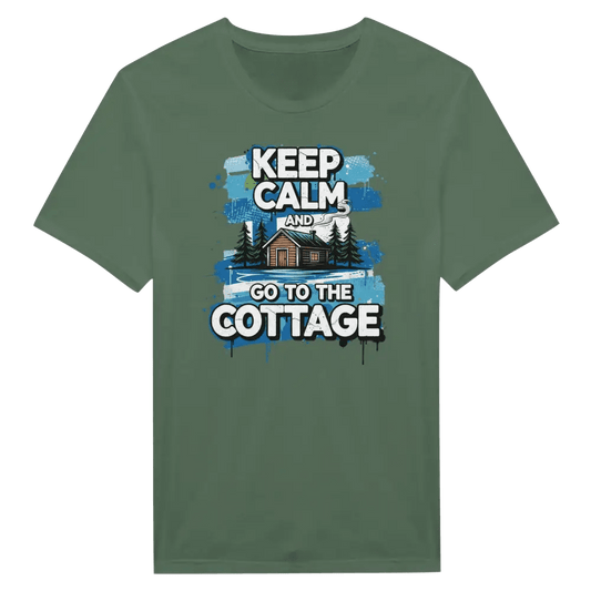 Keep Calm And Go To The Cottage - T-shirt - Rather Be In Finland
