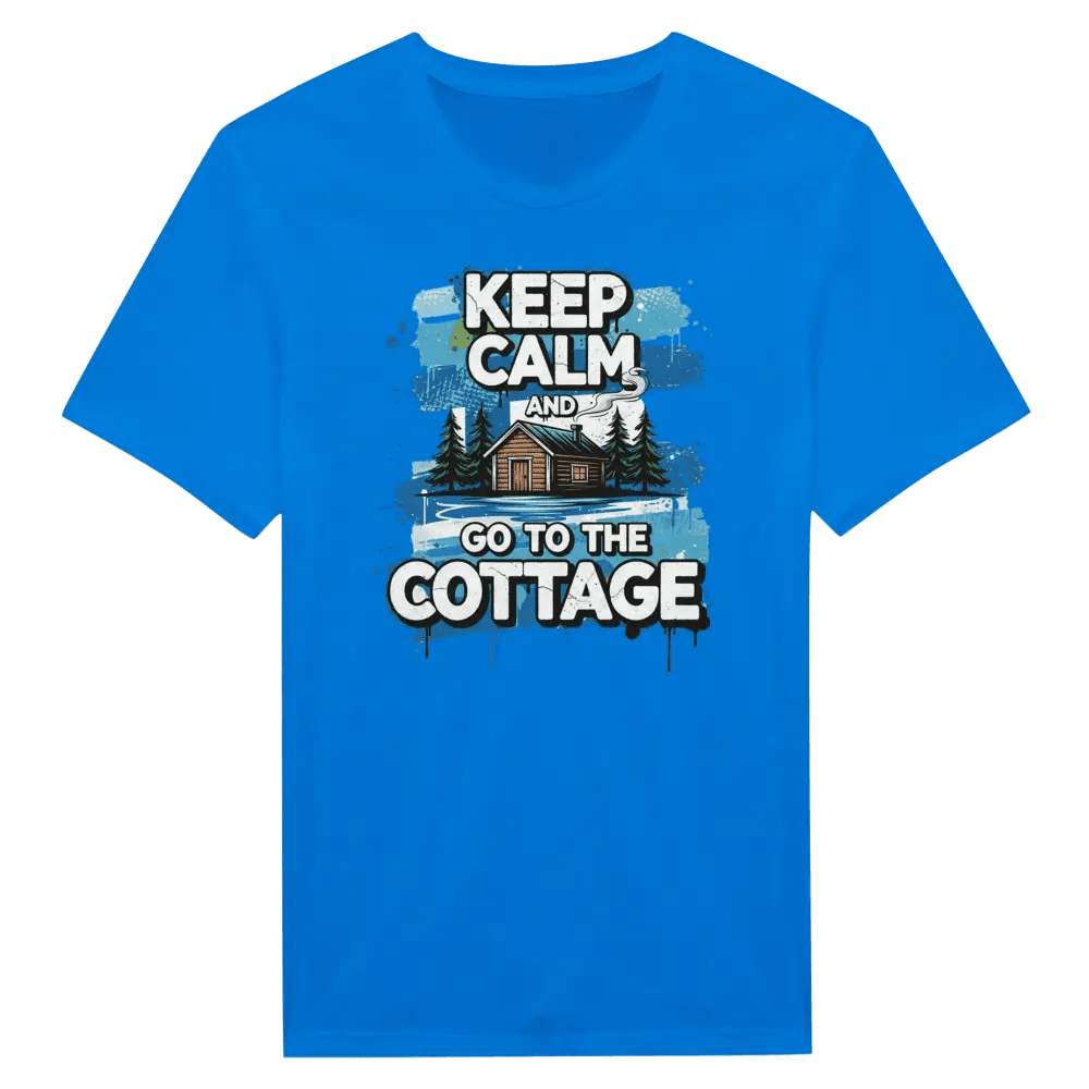 Keep Calm And Go To The Cottage - T-shirt - Rather Be In Finland
