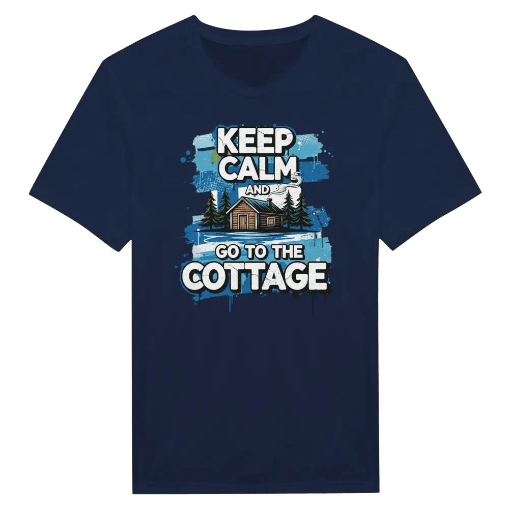 Keep Calm And Go To The Cottage - T-shirt - Rather Be In Finland