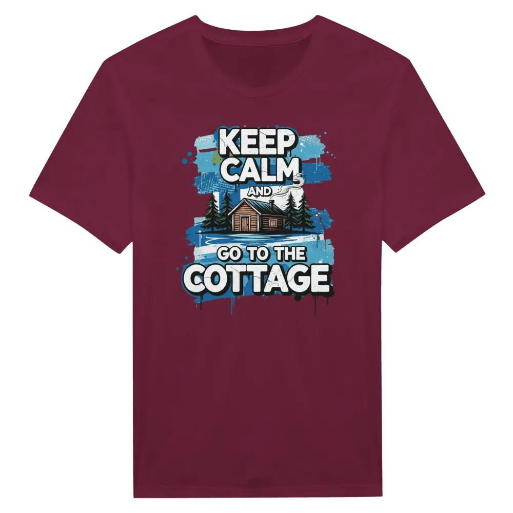 Keep Calm And Go To The Cottage - T-shirt - Rather Be In Finland