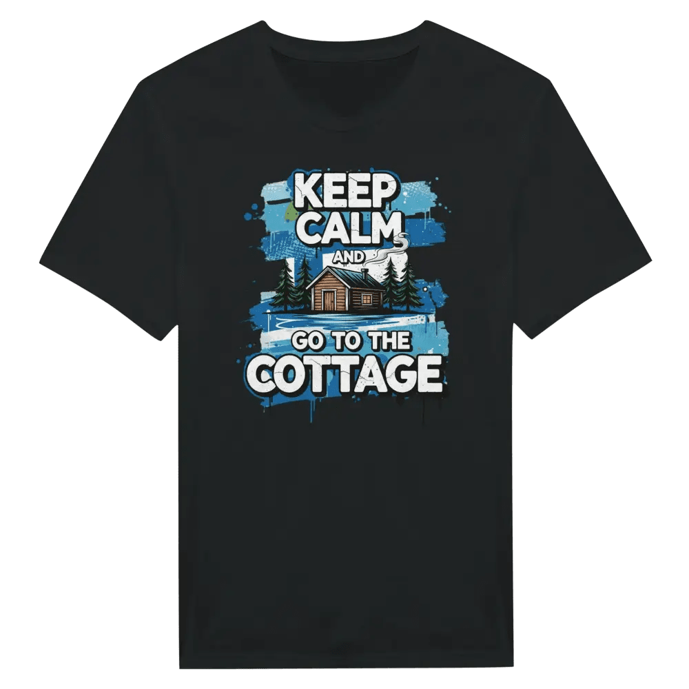 Keep Calm And Go To The Cottage - T-shirt - Rather Be In Finland