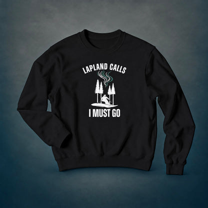 Lapland Calls I Must Go – Ski Edition Finland - Sweatshirt - Rather Be In Finland