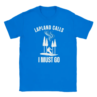 Lapland Calls I Must Go – Ski Edition Finland - T-shirt - Rather Be In Finland
