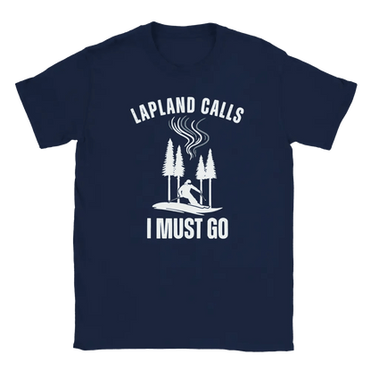 Lapland Calls I Must Go – Ski Edition Finland - T-shirt - Rather Be In Finland