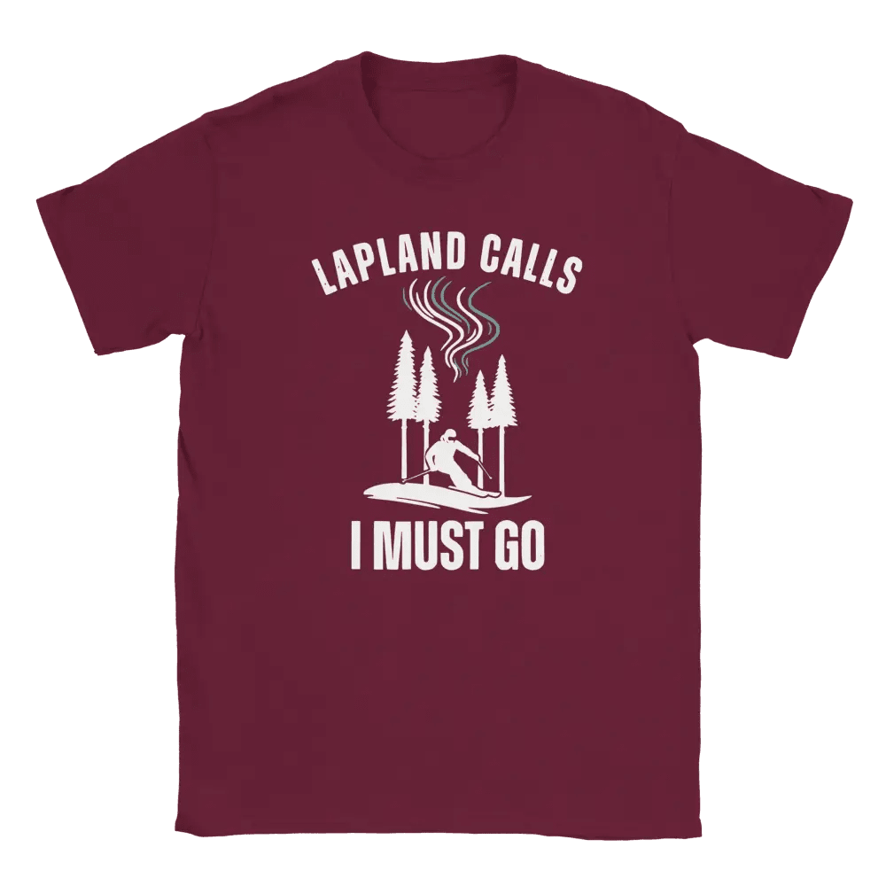Lapland Calls I Must Go – Ski Edition Finland - T-shirt - Rather Be In Finland
