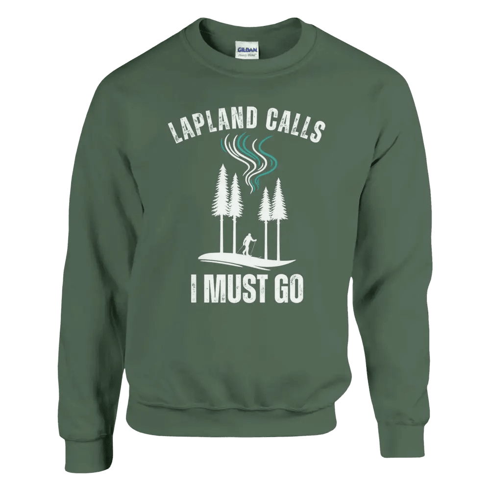 Lapland Calls - I Must Go - Skier Edition - Sweatshirt - Rather Be In Finland