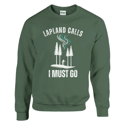 Lapland Calls - I Must Go - Skier Edition - Sweatshirt - Rather Be In Finland