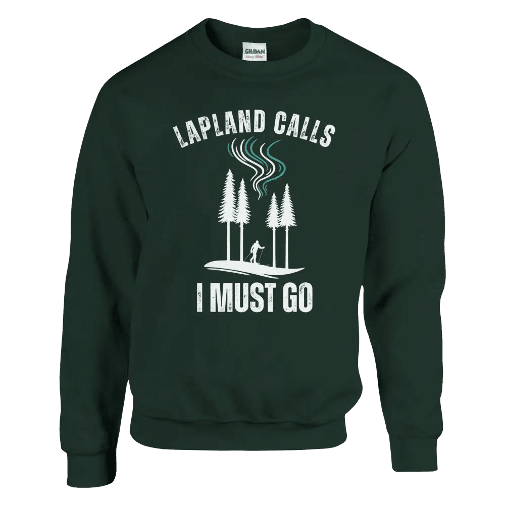 Lapland Calls - I Must Go - Skier Edition - Sweatshirt - Rather Be In Finland