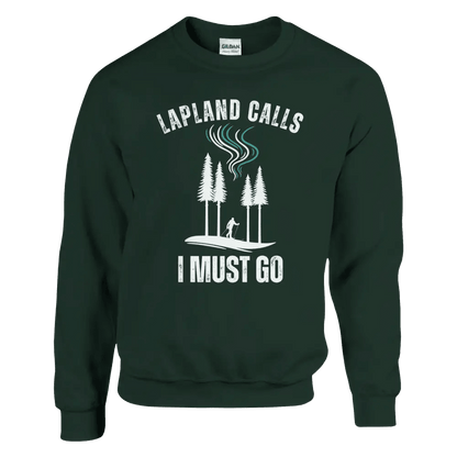 Lapland Calls - I Must Go - Skier Edition - Sweatshirt - Rather Be In Finland