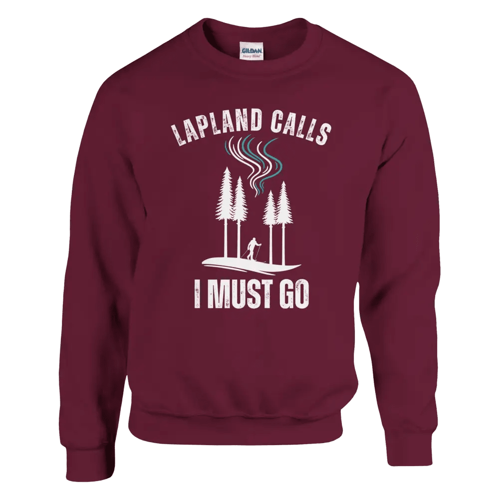 Lapland Calls - I Must Go - Skier Edition - Sweatshirt - Rather Be In Finland