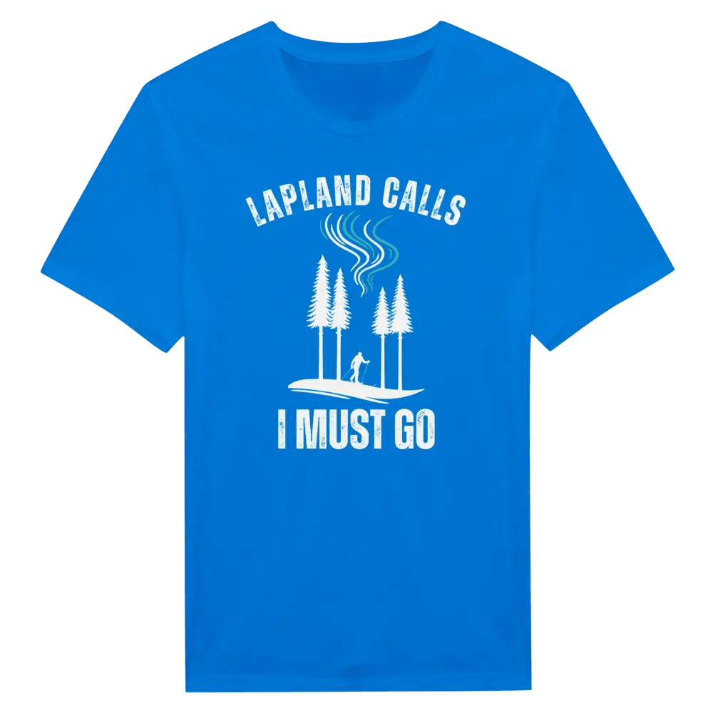 Lapland Calls - I Must Go - Skier Edition - T-shirt - Rather Be In Finland