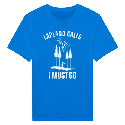 Lapland Calls - I Must Go - Skier Edition - T-shirt - Rather Be In Finland