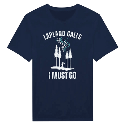 Lapland Calls - I Must Go - Skier Edition - T-shirt - Rather Be In Finland