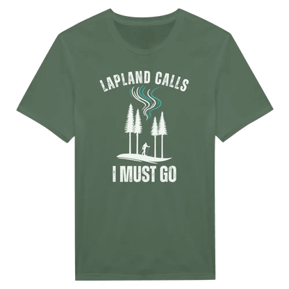 Lapland Calls - I Must Go - Skier Edition - T-shirt - Rather Be In Finland