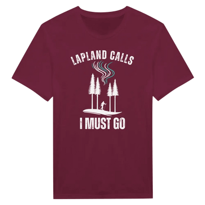 Lapland Calls - I Must Go - Skier Edition - T-shirt - Rather Be In Finland