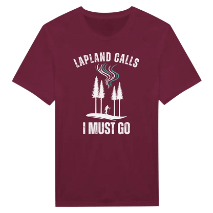 Lapland Calls - I Must Go - Skier Edition - T-shirt - Rather Be In Finland