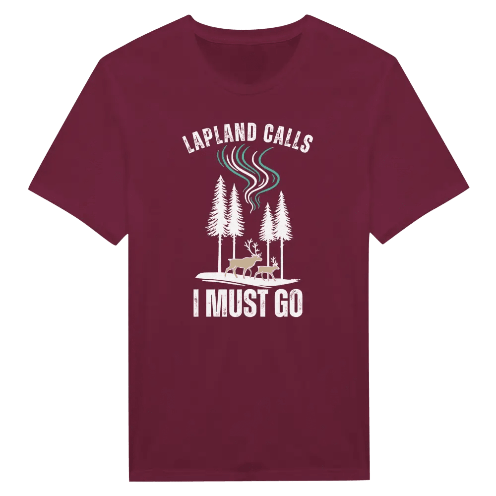 Lapland Calls – I Must Go - T-shirt - Rather Be In Finland
