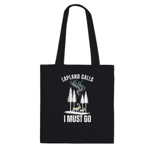 Photo du produit : sac en coton au motif « Lapland Calls » de Rather Be in Finland