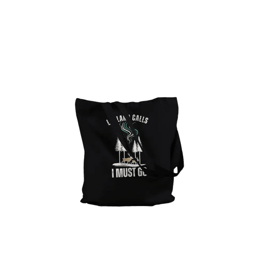 Lapland Calls - Premium Tote Bag Black - Rather Be In Finland