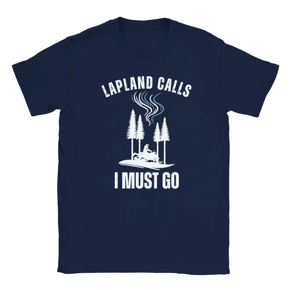 Lapland Calls - Skidoo Edition - T-shirt - Rather Be In Finland