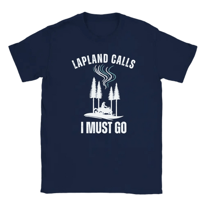 Lapland Calls - Skidoo Edition - T-shirt - Rather Be In Finland