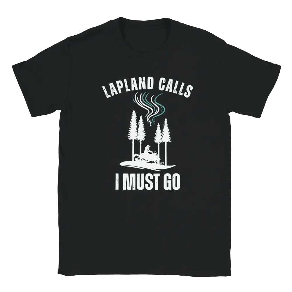Lapland Calls - Skidoo Edition - T-shirt - Rather Be In Finland