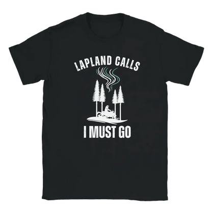Lapland Calls - Skidoo Edition - T-shirt - Rather Be In Finland