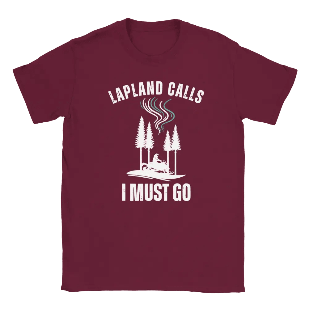 Lapland Calls - Skidoo Edition - T-shirt - Rather Be In Finland