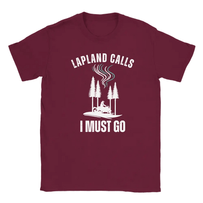 Lapland Calls - Skidoo Edition - T-shirt - Rather Be In Finland