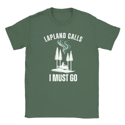 Lapland Calls - Skidoo Edition - T-shirt - Rather Be In Finland