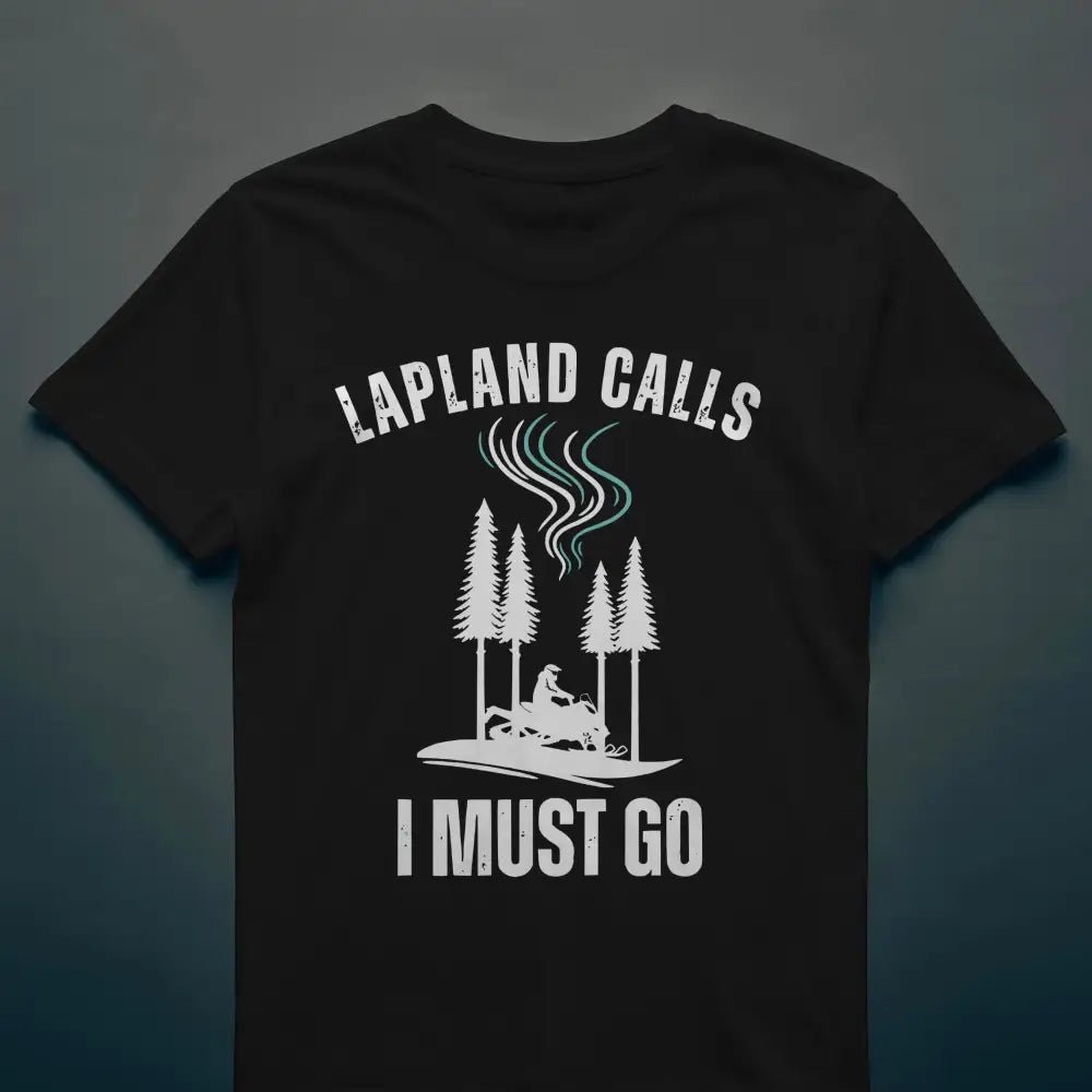 Lapland Calls - Skidoo Edition - T-shirt - Rather Be In Finland