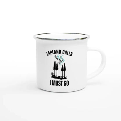 Lapland Calls - Sled Edition - Enamel Mug - Rather Be In Finland